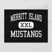 Merritt Island - Mustangs - High - Merritt Island Briefkaart (Voorkant)
