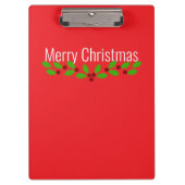 Merrry Christmas, holiday red, Klembord (Voorkant)