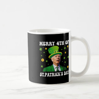 Merry 4th Of St Patricks Day Groovy Joe Biden Conf Koffiemok