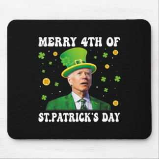 Merry 4th Of St Patricks Day Groovy Joe Biden Conf Muismat