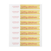 MERRY-adreslabels Omwikkelbaar Adreslabel (Vel)