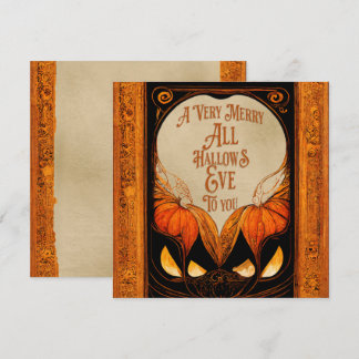 Merry All Hallows Eve |  Kaart Halloween