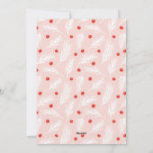 Merry All Pine Branches Red Photo Collage Feestdagenkaart (Achterkant)