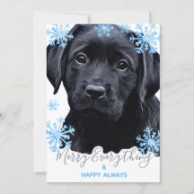 Merry Alles Black Labrador Kerstmis