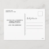 Merry Alles Black Labrador Kerstmis Feestdagenkaart (Achterkant)