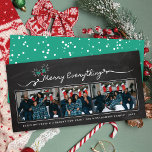 Merry Alles Chalkboard Mistletoes Kerstmis Feestdagenkaart<br><div class="desc">Ontworpen door: fat*fa*tin. Eenvoudig aan te passen met uw eigen tekst,  foto of afbeelding. Voor douaneverzoeken,  te contacteren gelieve vet*fa*tin direct. Aangepaste kosten zijn van toepassing op www.zazzle.com/fat_fa_tin www.zazzle.com/color_therapy www.zazzle.com/fatfatin_blue_knot www.zazzle.com/fatfatin_red_knot www.zazzle.com/fatfatin_box www.zazzle.com/fatfatin_ink</div>