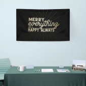 Merry Alles & een Happy Altijd Holiday Spandoek (Beurs)