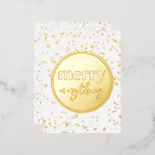 Merry Alles Folie Feestdagen Briefkaart (Voorkant / Achterkant)