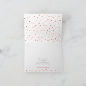 MERRY ALLES FOTO moderne familie banner rood Feestdagen Kaart (Binnen)