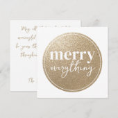Merry Alles Gouden Textuur (Voorkant / Achterkant)
