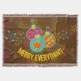 Merry Alles Holiday Throw Deken