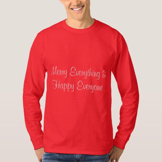 Merry Alles Long T-Shirt (Voorkant)