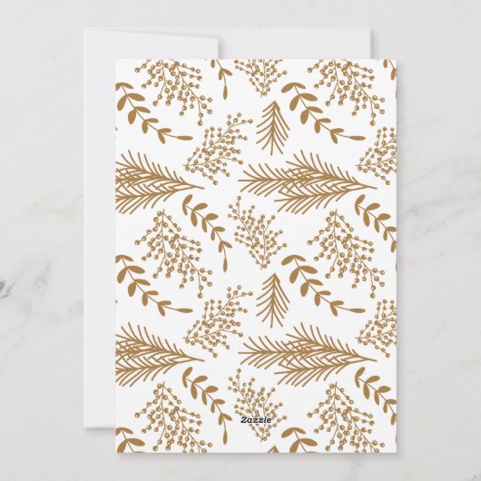 Merry Alles Photo Card Funky Script Feestdagenkaart (Achterkant)