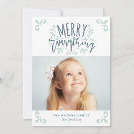 Merry Alles Trendy Fotogroet Feestdagenkaart