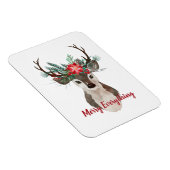 Merry Alles Waterverf Deer Antler Bouquet Magneet (Rechterzijde)