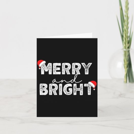 Merry &amp; Bright And I'm Trying To Feel Merry &a Kaart (Voorkant)