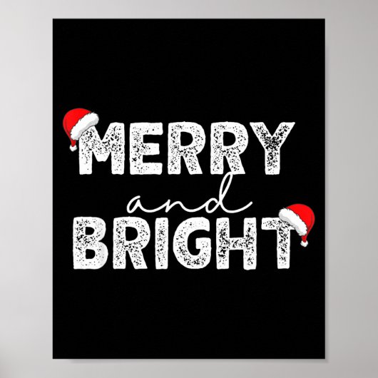 Merry &amp; Bright And I'm Trying To Feel Merry &a Poster (Voorkant)