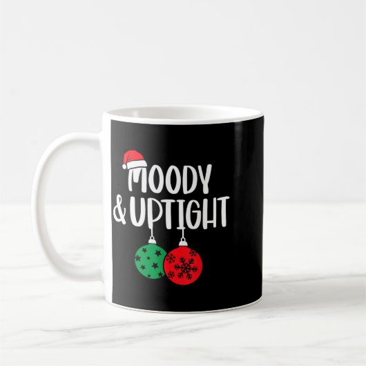 Merry &amp; Bright Moody &amp; Uptight Matching Co Koffiemok (Links)