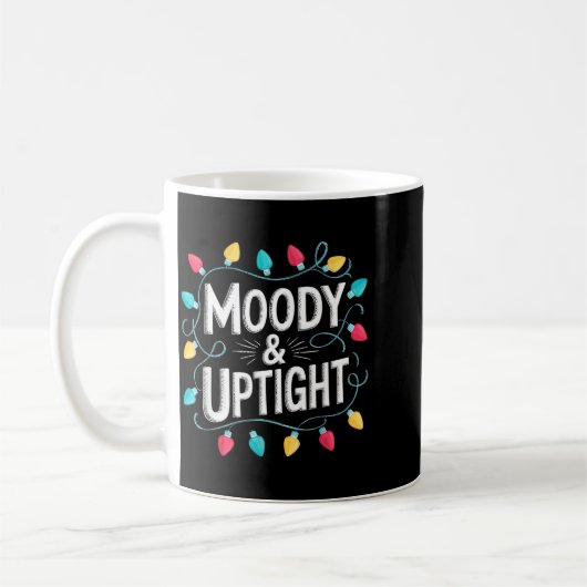 Merry &amp; Bright Moody &amp; Uptight Matching Co Koffiemok (Links)