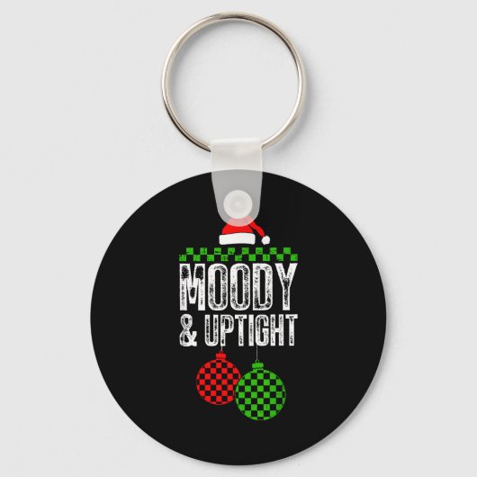 Merry &amp; Bright Moody &amp; Uptight Matching Co Sleutelhanger (Voorkant)
