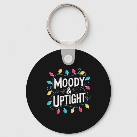 Merry &amp; Bright Moody &amp; Uptight Matching Co Sleutelhanger (Voorkant)