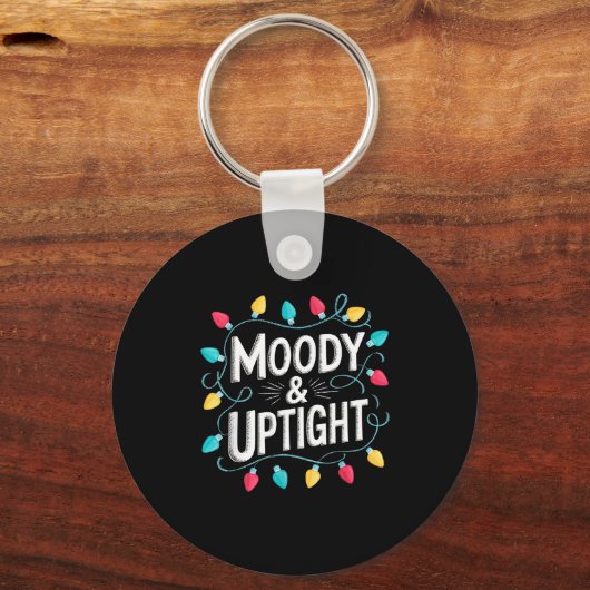 Merry &amp; Bright Moody &amp; Uptight Matching Co Sleutelhanger (Voorkant)