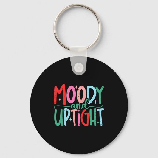 Merry & Bright Moody & Uptight Matching Co Sleutelhanger (Voorkant)