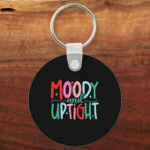 Merry & Bright Moody & Uptight Matching Co Sleutelhanger (Voorkant)