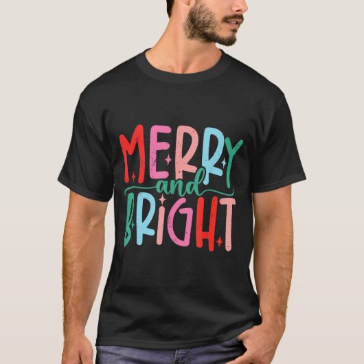 Merry &amp; Bright Moody &amp; Uptight Matching Co T-shirt (Voorkant)