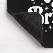 Merry &amp; Bright Retro Christmas Groovy Holiday  Muismat (Hoek)