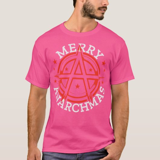Merry Anarchmas Funny Christmas gift T-shirt (Voorkant)
