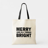 Merry and All Things Bright | Holiday Tote Bag (Achterkant)