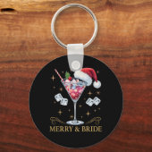 Merry And Bride Bachelorette Party Staartdrank Ker Sleutelhanger (Voorkant)