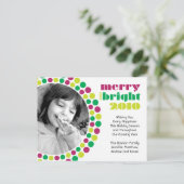 Merry and Bright 2010 Vakantiefoto Briefkaart (Staand voorkant)