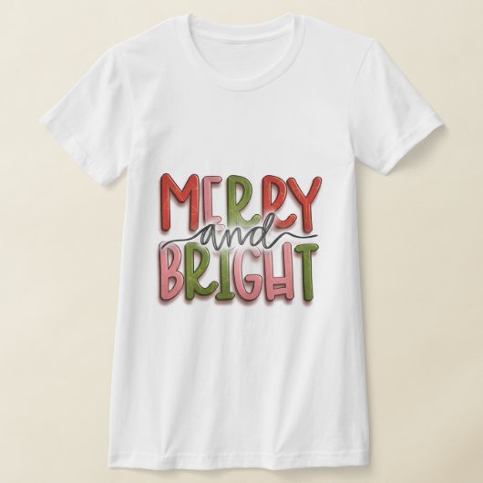 Merry and Bright 3D Graffiti Edition – Urban Chic T-shirt (Laagn)