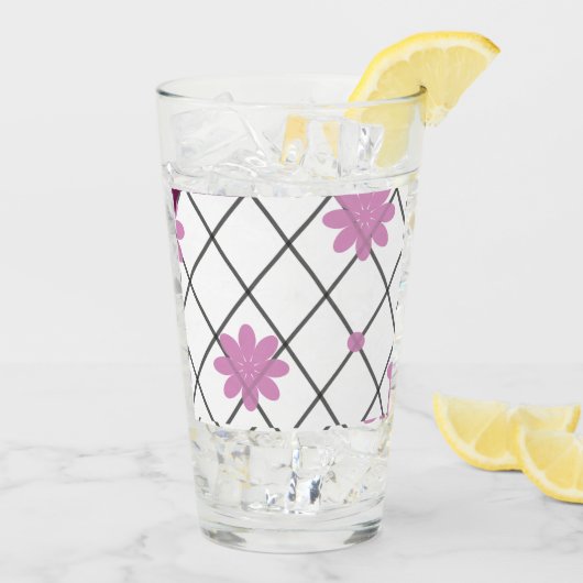 Merry and Bright Bloemenglas Cup Glas (Achterkant ijs)