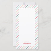 Merry and Bright Cheerful Holiday Greeting Kaart (Achterkant)