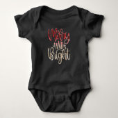 Merry and Bright Christmas Baby Romper (Voorkant)