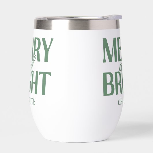 Merry And Bright Christmas Holiday Green (Links)