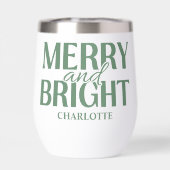 Merry And Bright Christmas Holiday Green (Achterkant)