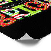 Merry And Bright Christmas Women Girls Kids Toddle Poster (Hoek)