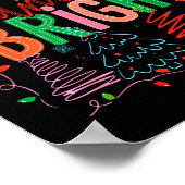 Merry And Bright Coquette Bow Christmas Tree Women Poster (Hoek)