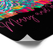 Merry And Bright Coquette Bow Christmas Tree Women Poster (Hoek)