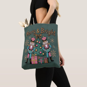 Merry and Bright Coquette Notenkraker Luipaard Xma Tote Bag