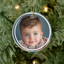 Merry and Bright Custom Baby Boy Foto