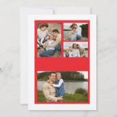 Merry and Bright Eenvoudige Kerstkaart Kaart (Achterkant)