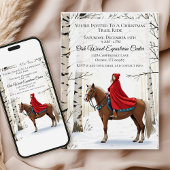 Merry And Bright Equestrian Holiday Kaart