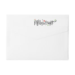 "Merry and Bright" Festive Hand Lettered Holiday