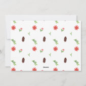 "Merry and Bright" Festive Hand Painted Wreater Feestdagenkaart (Achterkant)