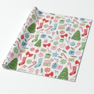 Merry and Bright Holdiay Fest Cadeaupapier